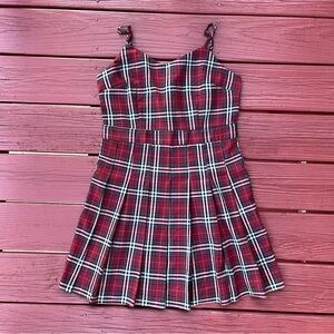 Plaid Red Dress